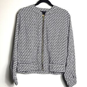 Michael Kors Black and White Women's Jacket. Size M